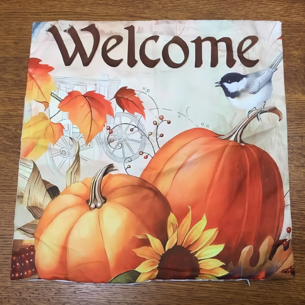 Fall Accent Pillow Cover